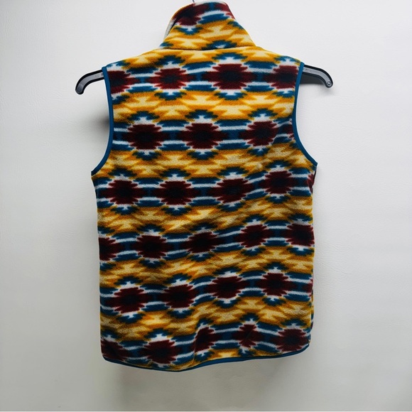 Patagonia Synchilla Aztec print Colorful Patterned Women's Vest size S - Picture 3 of 10